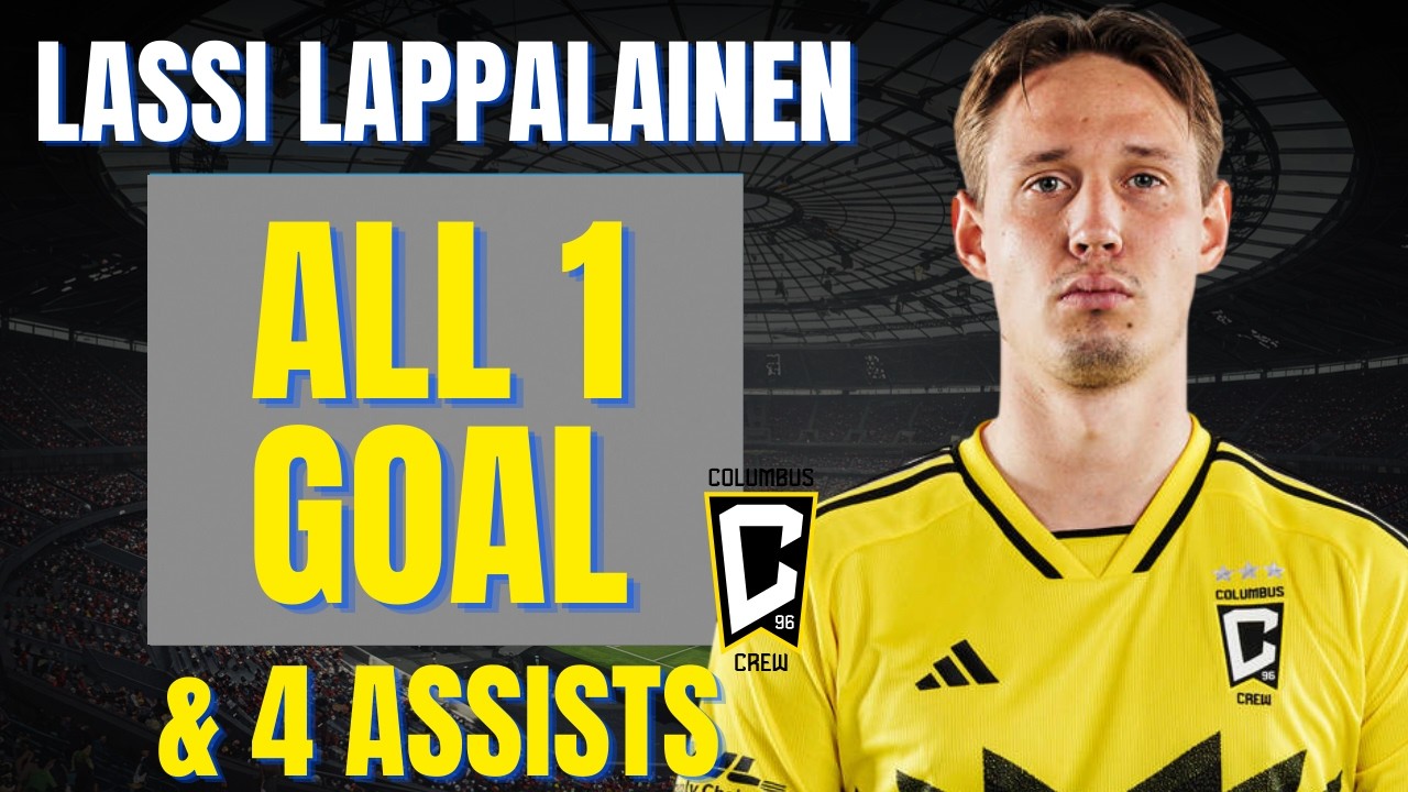 Lassi Lappalainen - ALL 1 GOAL & ASSISTS FOR COLOMBUS CREW | Skills & Highlights