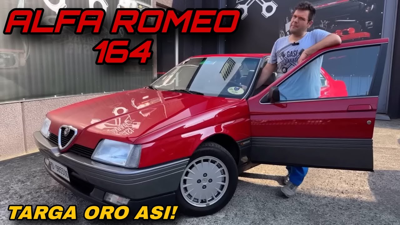 GASI COLLECTION: Alfa Romeo 164 Twin Spark targa oro ASI!