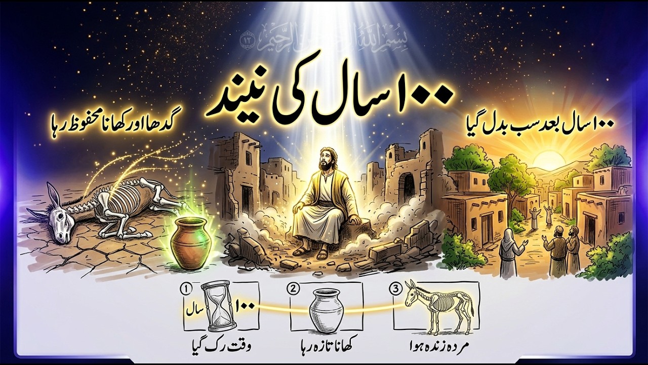 ۱۰۰ سال بعد جاگنے والے نبی | حضرت عزیر علیہ السلام کی حیران کن داستان | قرآن کا زندہ معجزہ