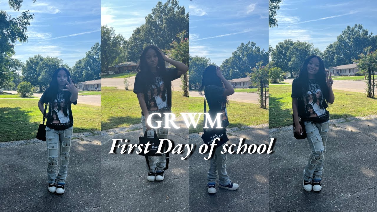 grwm + mini vlog: FIRST DAY OF SCHOOL 2022 || Dasia Domoneke