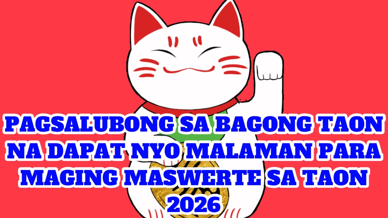 Feng Shui - Pagsalubong Sa Bagong Taon Na Dapat Nyo Malaman Para Maging Maswerte Sa 2026