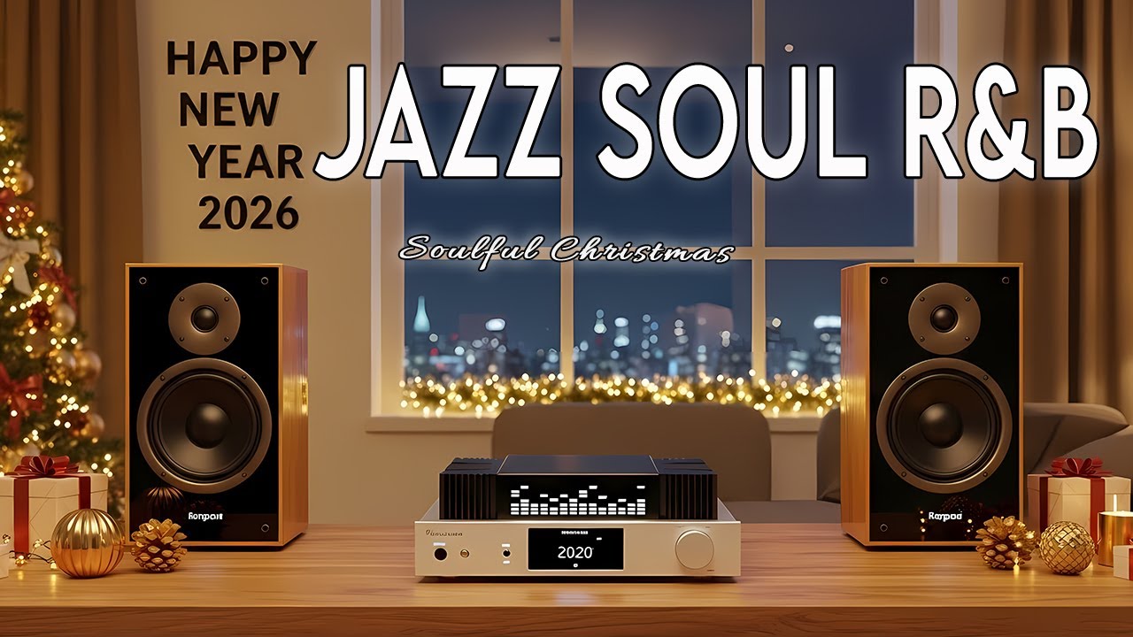 Christmas Soul Jazz Lounge 🎄 Smooth R&B for Calm Focus, Cozy Winter Nights & Peaceful Flow