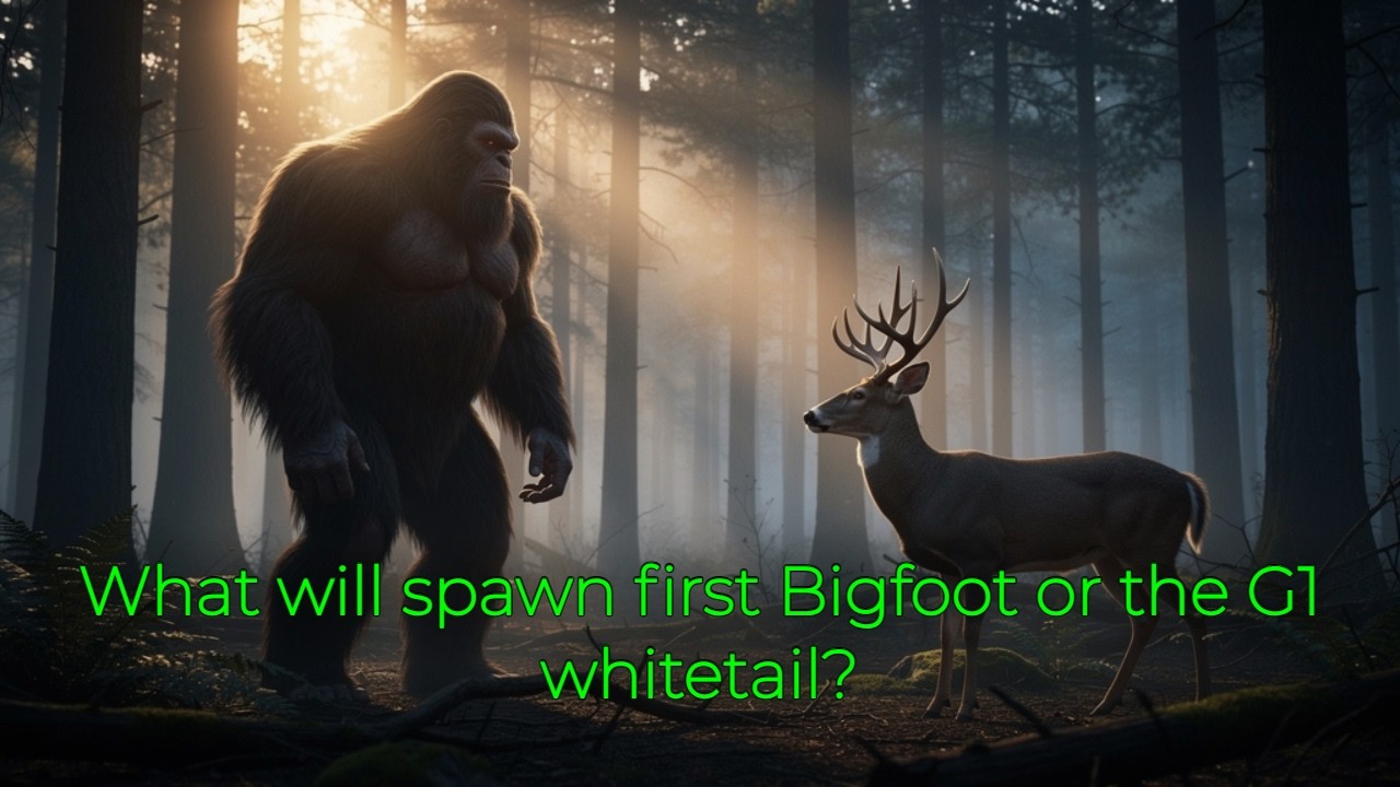 🔴What will spawn first Bigfoot or the G1 whitetail?🔴