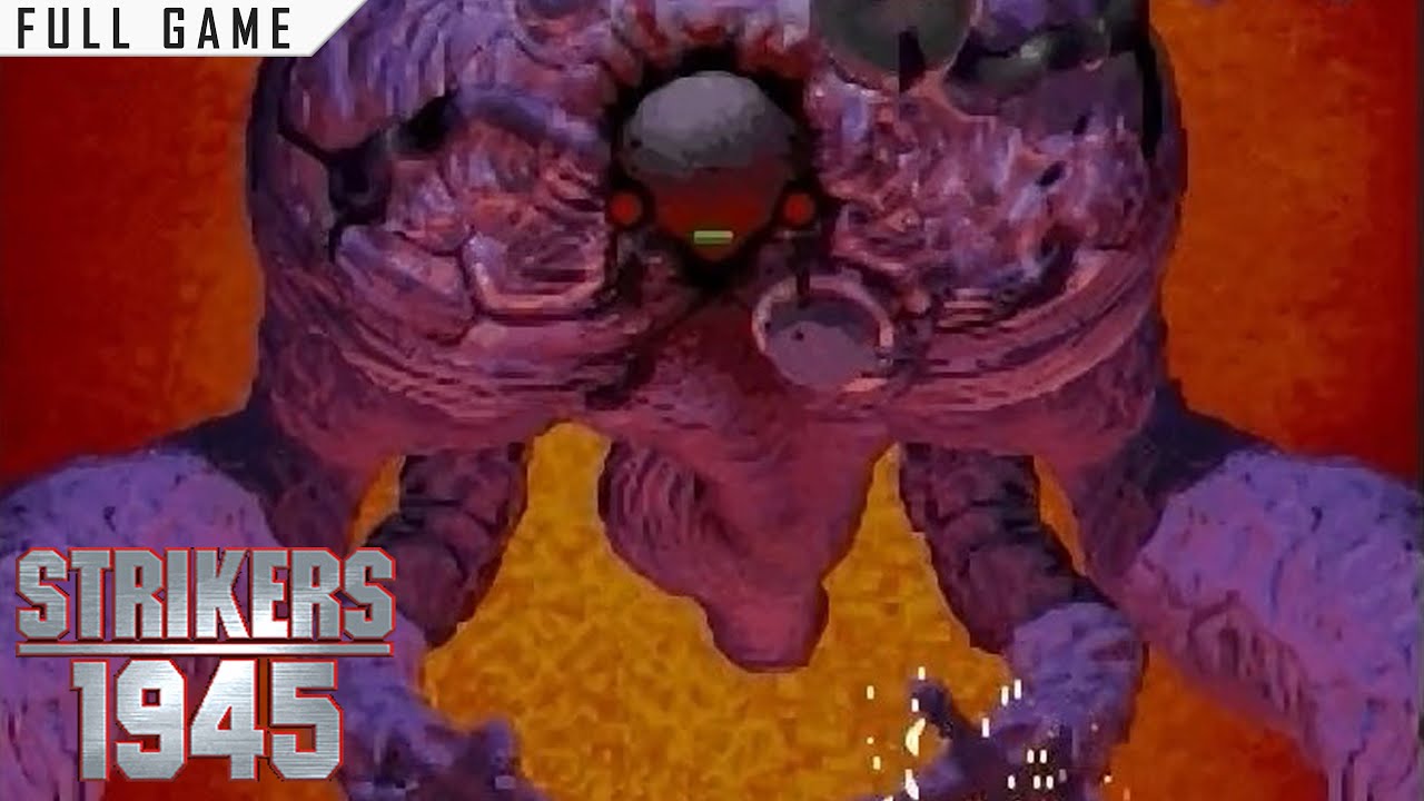 Strikers 1945 (USA) | PlayStation 1 | Full Game [Upscaled to 4K using xBRz]