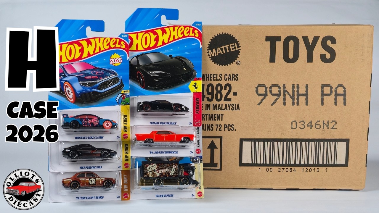 Hot Wheels H Case 2026 Unboxing - This Case Tormented Me!