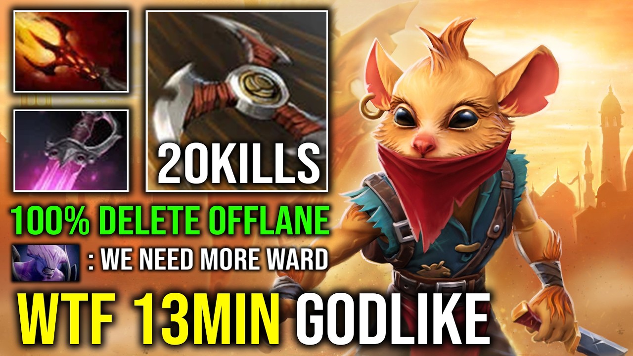 HOW TO OFFLANE BH 13Min Godlike Instant 1 Shot Combo Max Jinada Khanda Bounty Hunter Dota 2