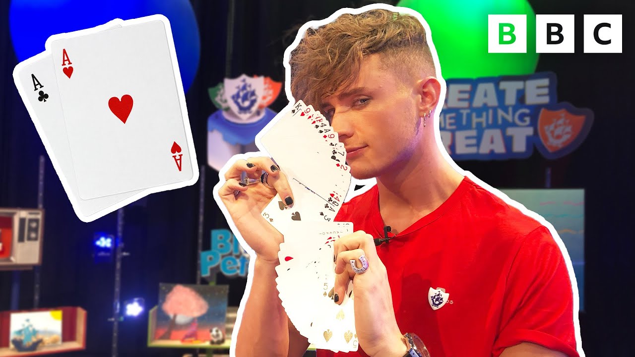 Magic Card Trick Tutorial with Blue Peter's 