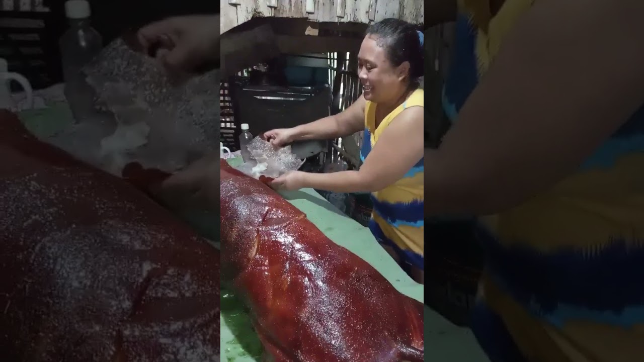 CRISPY LECHON||PAANO GAWIN||COME..JOIN THE FUN☺️||#subscribe #shorts #lechon #food 