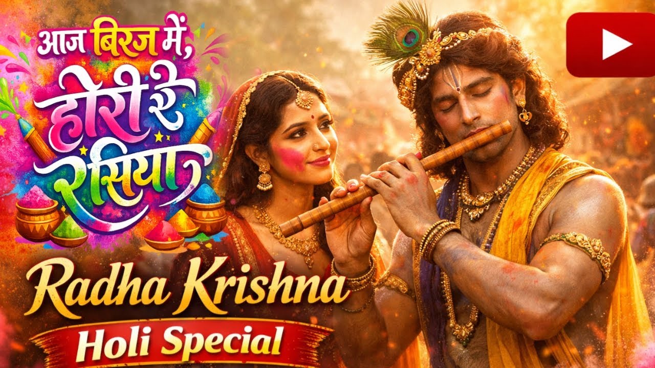 आज बिरज में होरी रे रसिया | Holi Song Biraj Mein Hori Re Rasiya | Krishna Holi Bhajan 2026 |