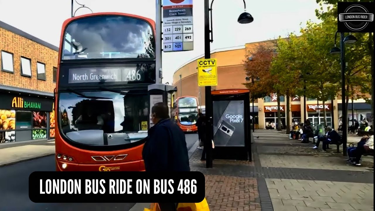 🚌 London Bus Ride on Bus 486 Scenic Southeast London Journey!