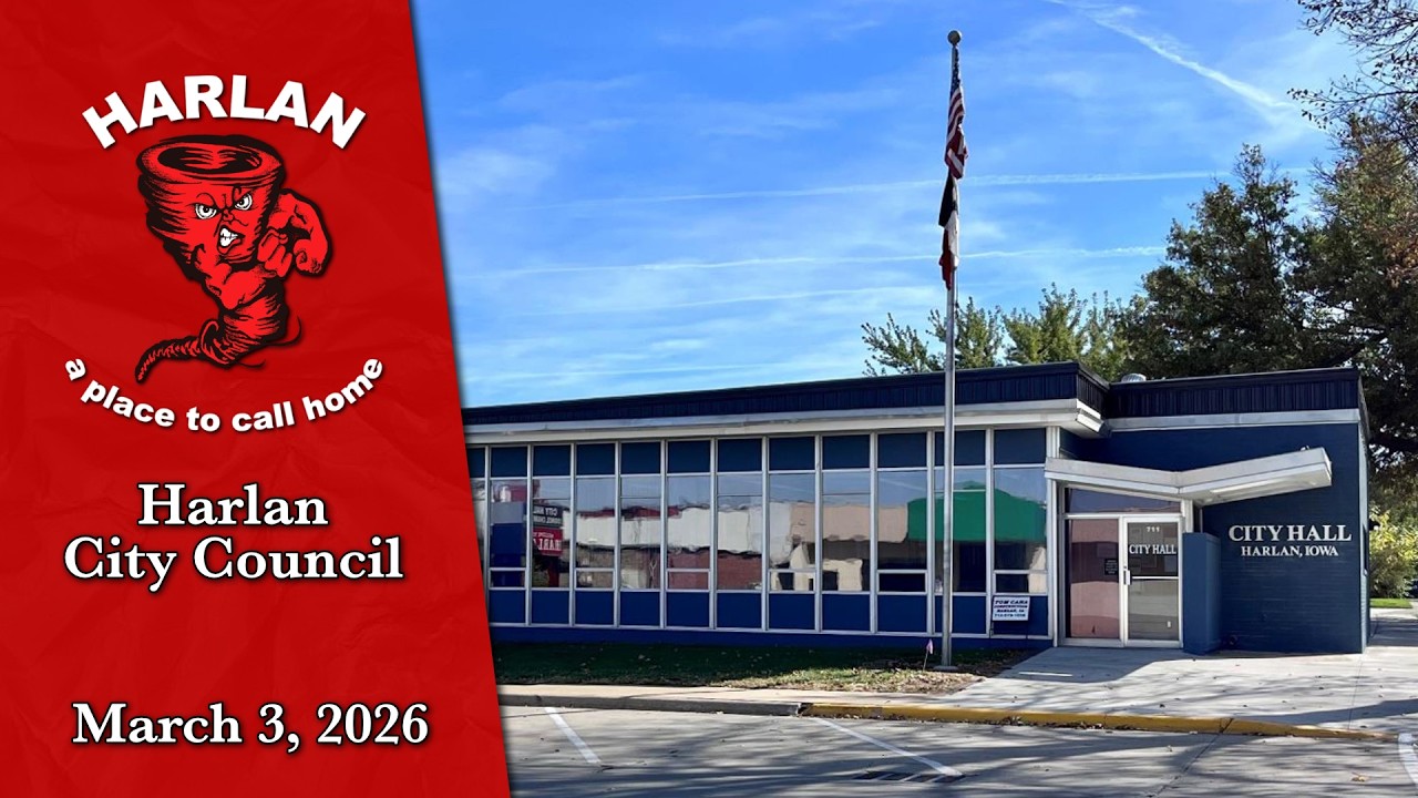Harlan City Council Meeting - 3/3/26