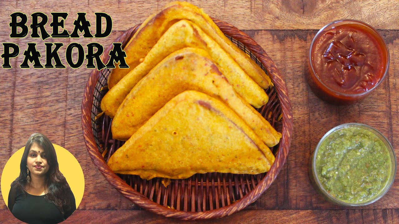 Bread Pakora-Quick Plain Bread Pakora Recipe For Beginners (Monsoon Special) || Cuisine with Kavita