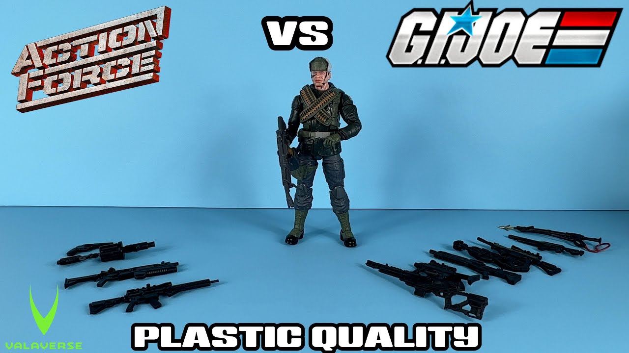 Valaverse Action Force vs. G.I. Joe Classified : Plastic Quality Comparison Discussion