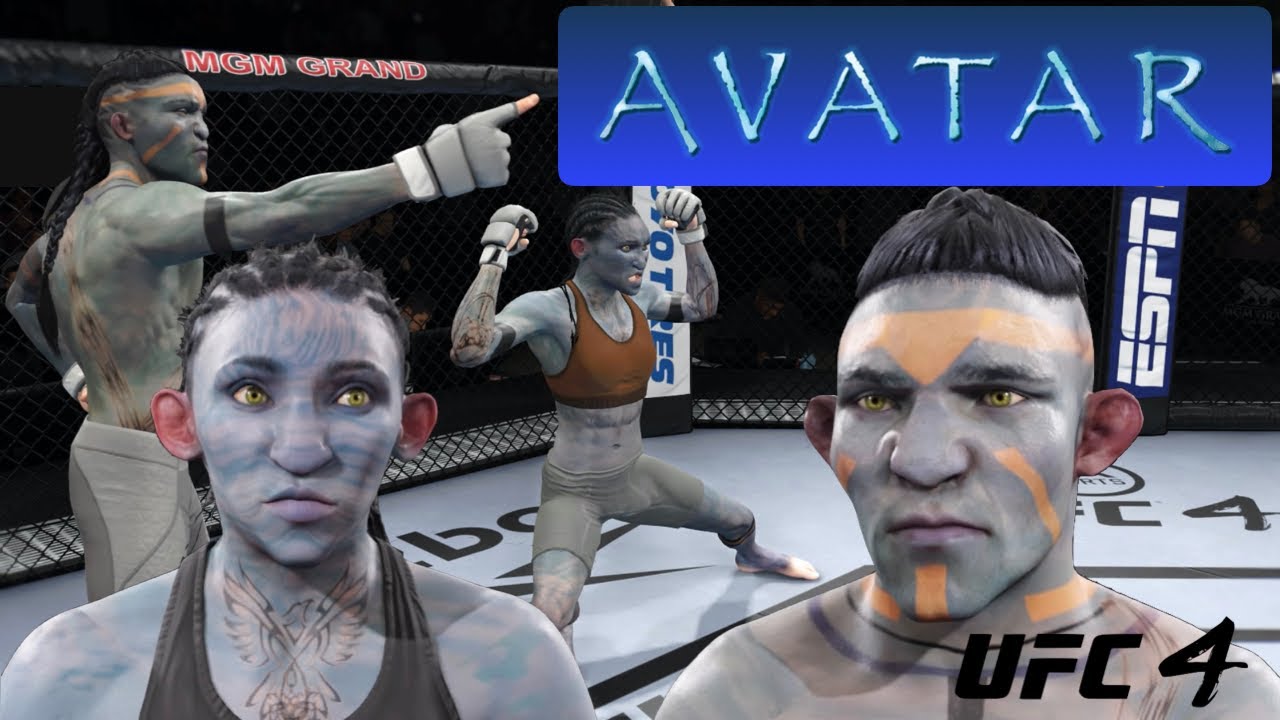 Male and Female Avatars || UFC 4 CAF Formula (Updated Head Template in Comments)