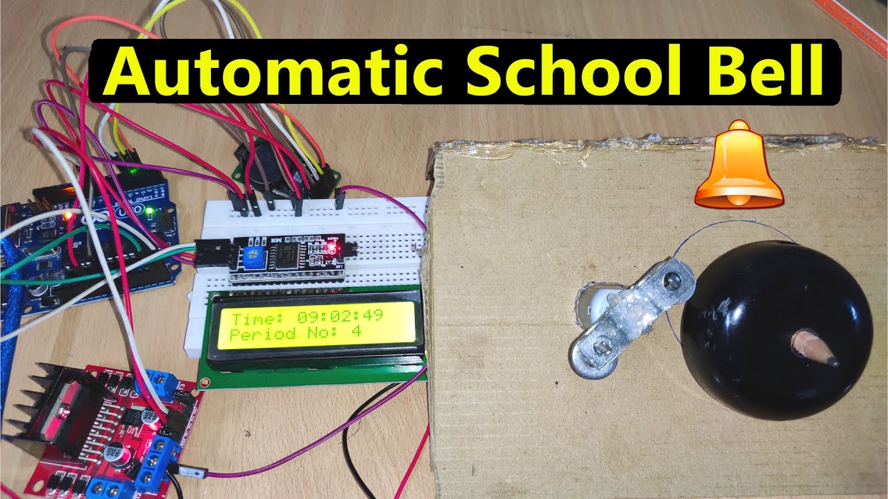 Automatic School Bell system using Arduino | School Project
