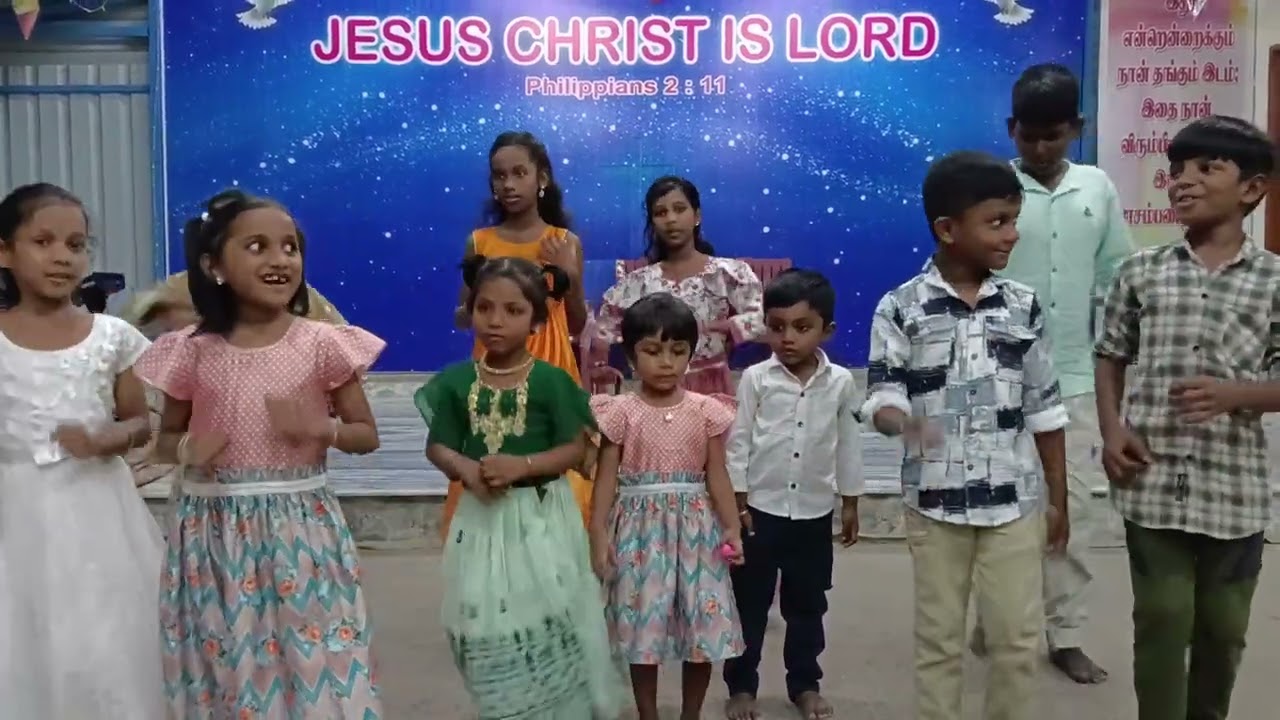 Action song | By. Sunday school kids |JJM monthly children's fellowship | 01.03.2026