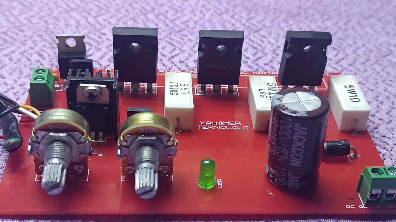 AYARLI GÜÇ KAYNAĞI (30V - 15A) otomatik soğutmali