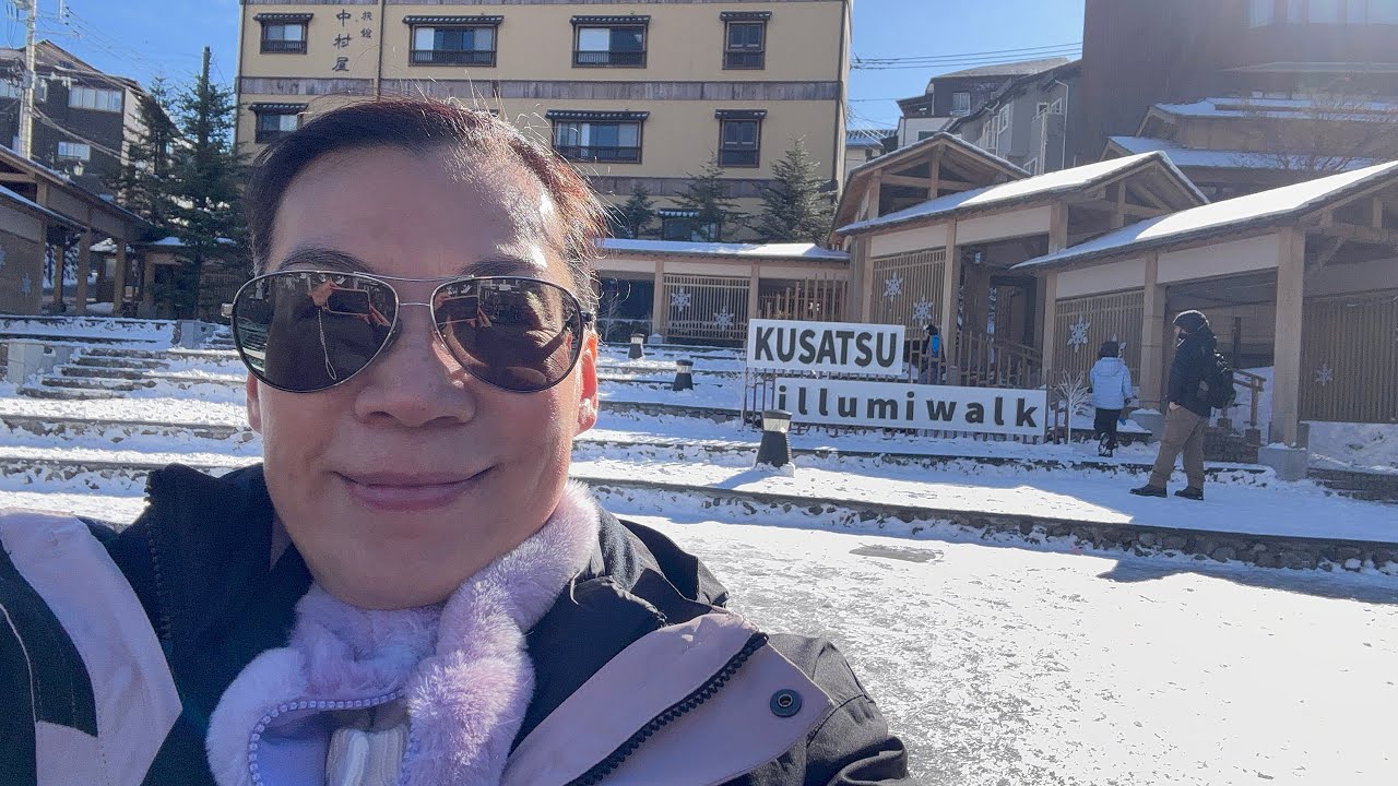 JR 之旅由新神戶到東京🚄轉車到輕井澤☃️坐巴士直接到草津溫泉♨️🥰👘❄️🤩