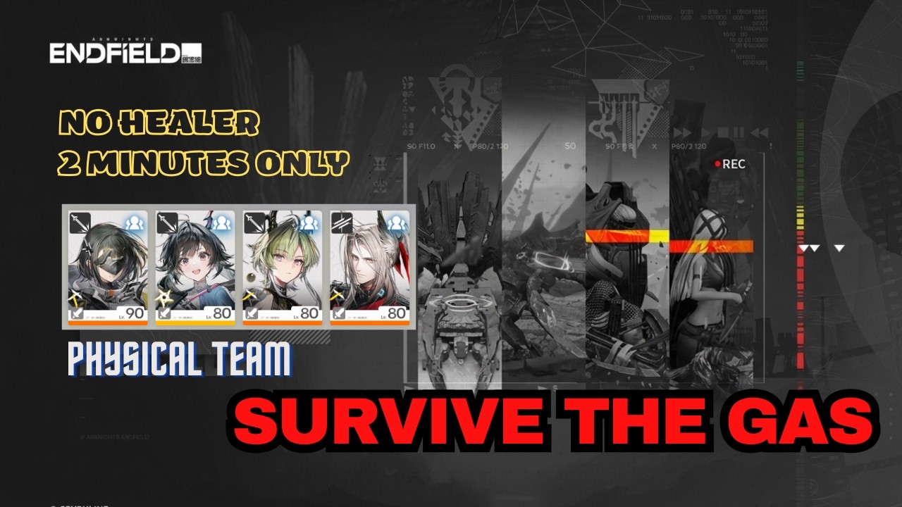 Umbral Monument: Survive The Gas (AGONY STAGE) with Physical Team | Arknights: Endfield