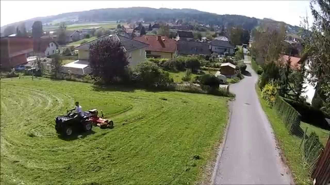 Bernd mit seinen Mulcher