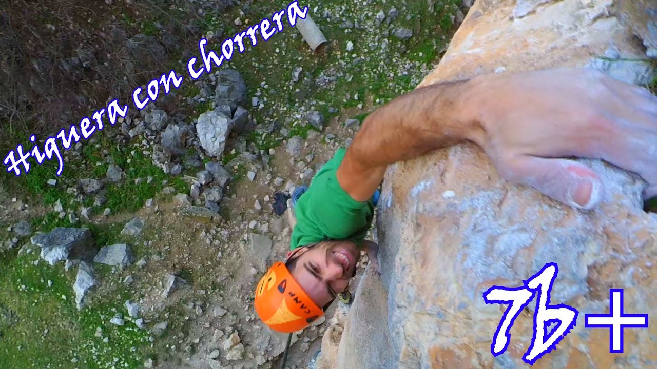 Higuera con chorrera (7b+) Armando Aguilera, Escalada en Otiñar (Jaén)