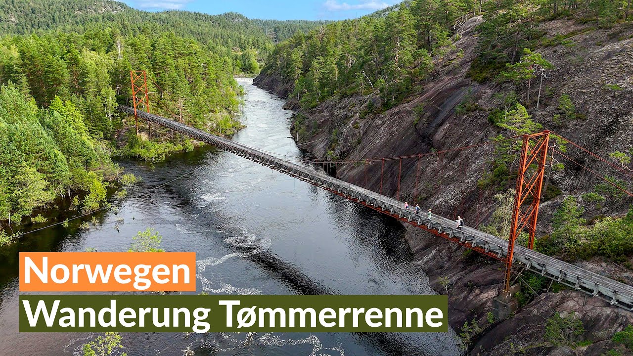 Wanderung durch die Zeit: Die längste Flößerrinne Norwegens