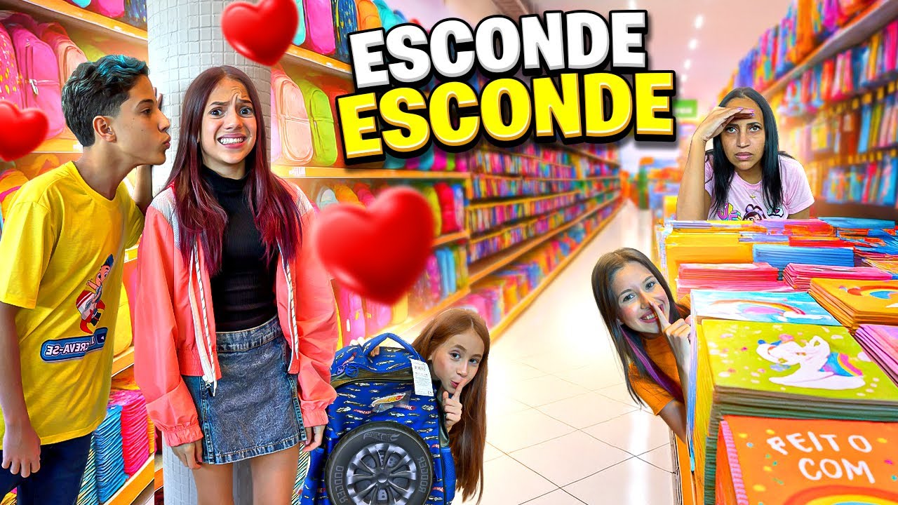 ERA PARA SER SÓ UM ESCONDE ESCONDE NA PAPELARIA MAIS ISSO ACONTECEU! JESSICA SOUSA E FAMÍLIA)