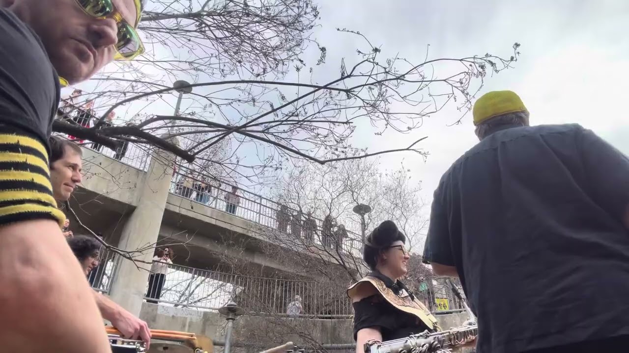 Minor Mishap Marching Band :: NYD 2026 (from drummer’s pov)