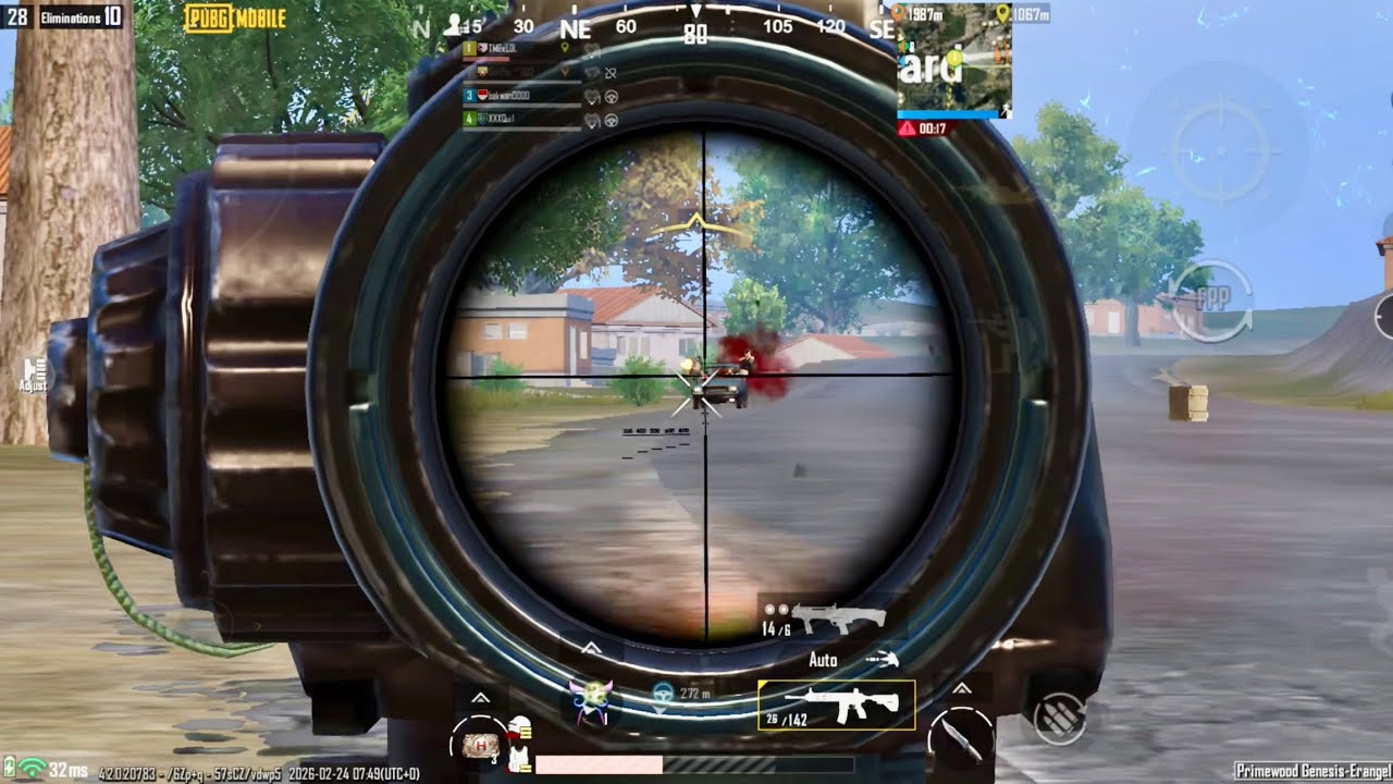 Highlights 1v4 |pubgm