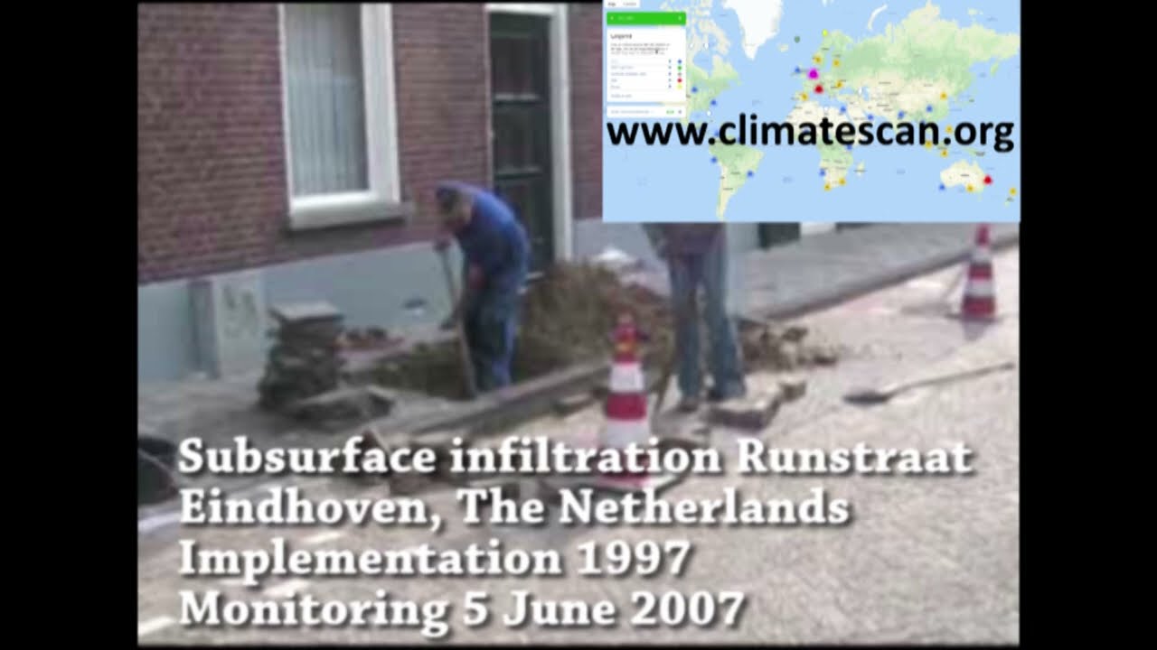 Subsurface infiltration Runstraat Eindhoven, The Netherlands