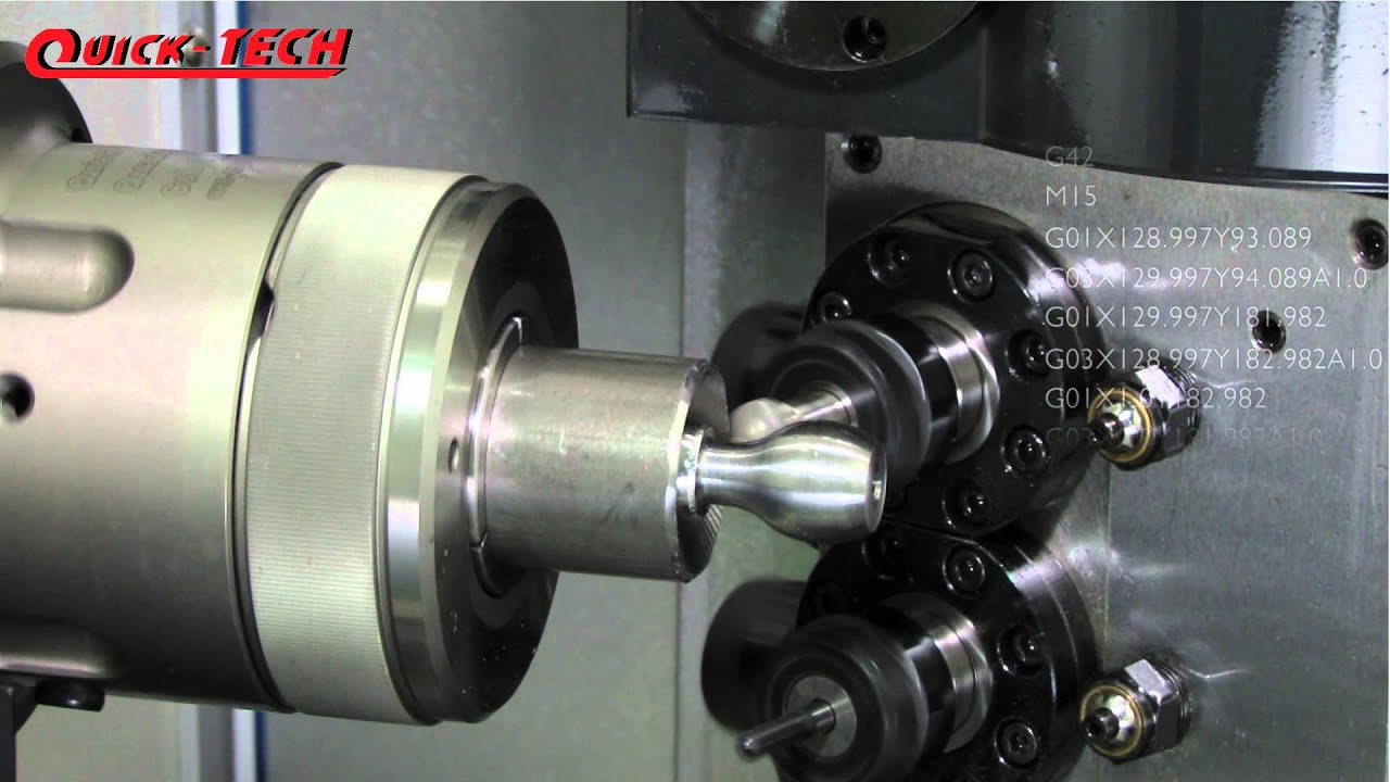 Quicktech 10 axis lathe  model i-42 Twin with B-axis