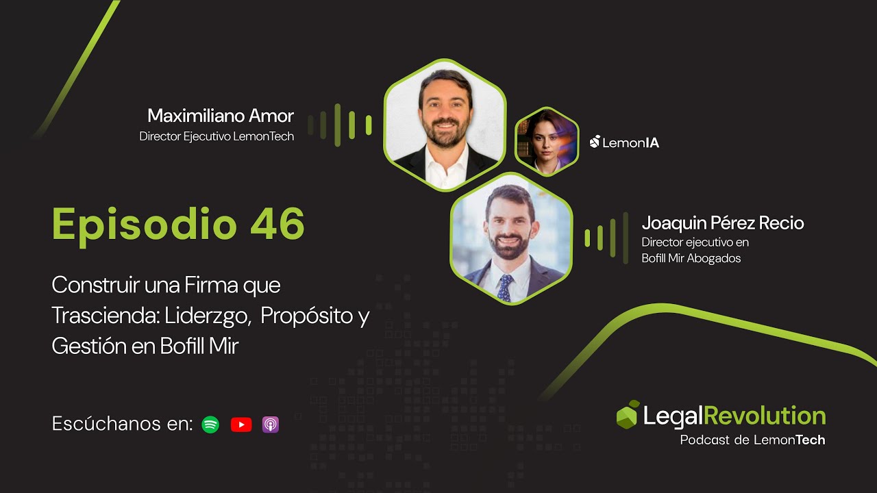 Cómo se forma un líder en firmas legales: el camino de Joaquín Pérez en Bofill Mir