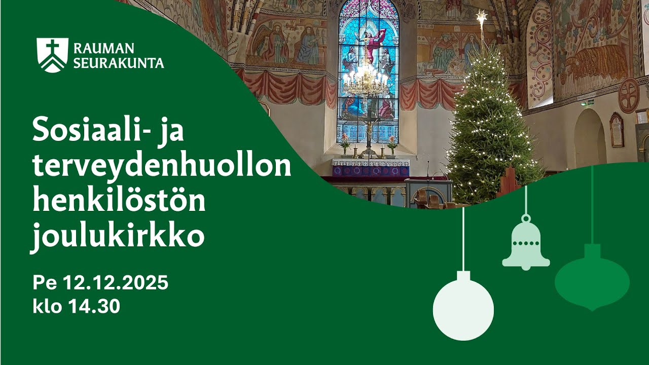 Sosiaali- ja terveydenhuollon henkilöstön joulukirkko