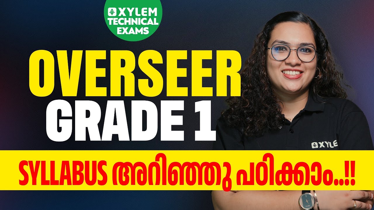 Overseer grade 1 - Syllabus Analysis | Xylem Technical Exams