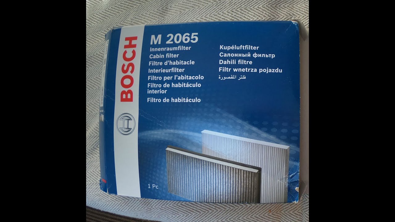 Cabin Filter Peugeot Boxer Motorhome
