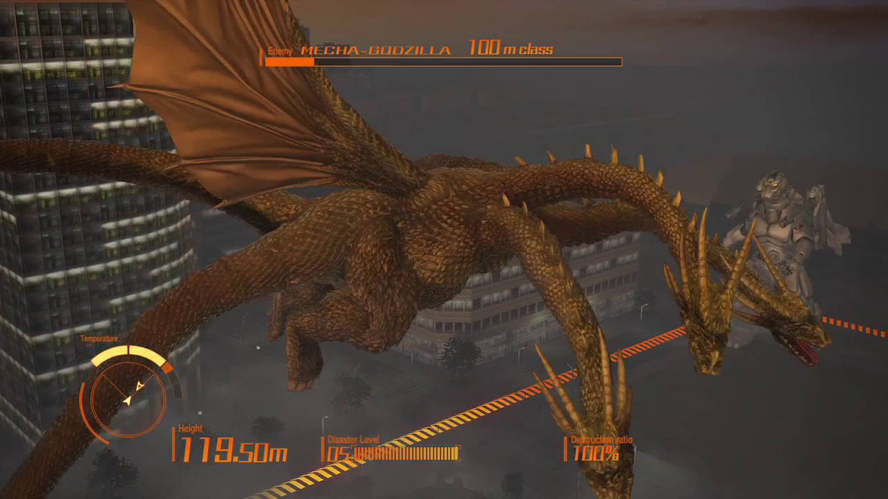 キングギドラ(進化LvMAX)で破壊モード　3/3 【Godzilla - VS PS4】