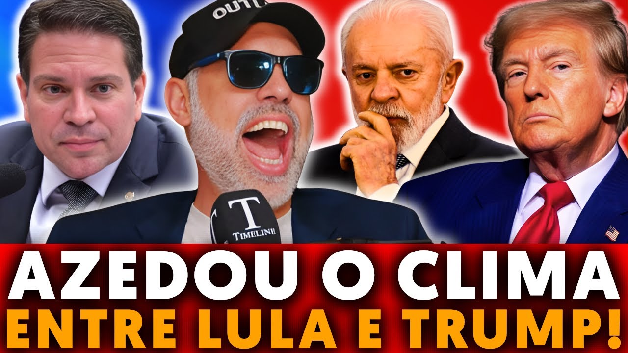 🚨 AZEDOU O CLIMA ENTRE LULA E TRUMP | ALLAN DOS SANTOS E DELEGADO RAMAGEM