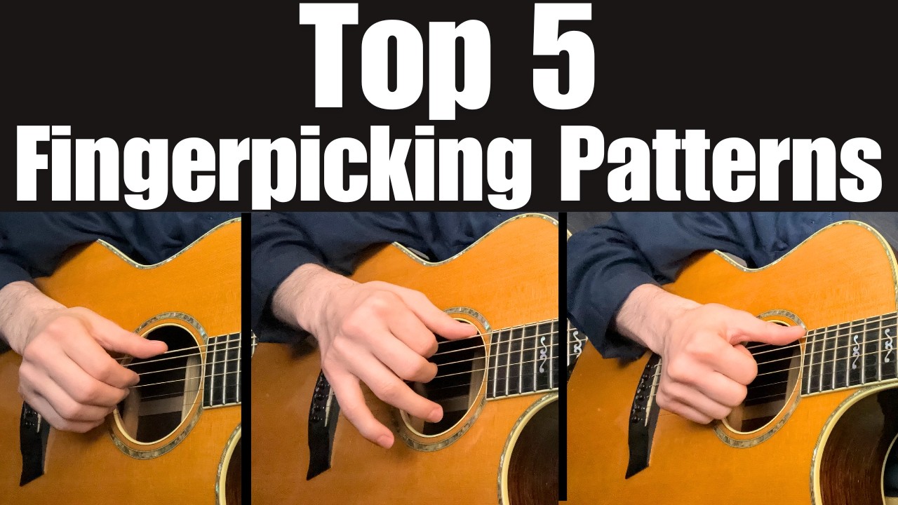 The Best Fingerpicking Patterns from beginner to advanced- Guitar lesson with a guitar teacher