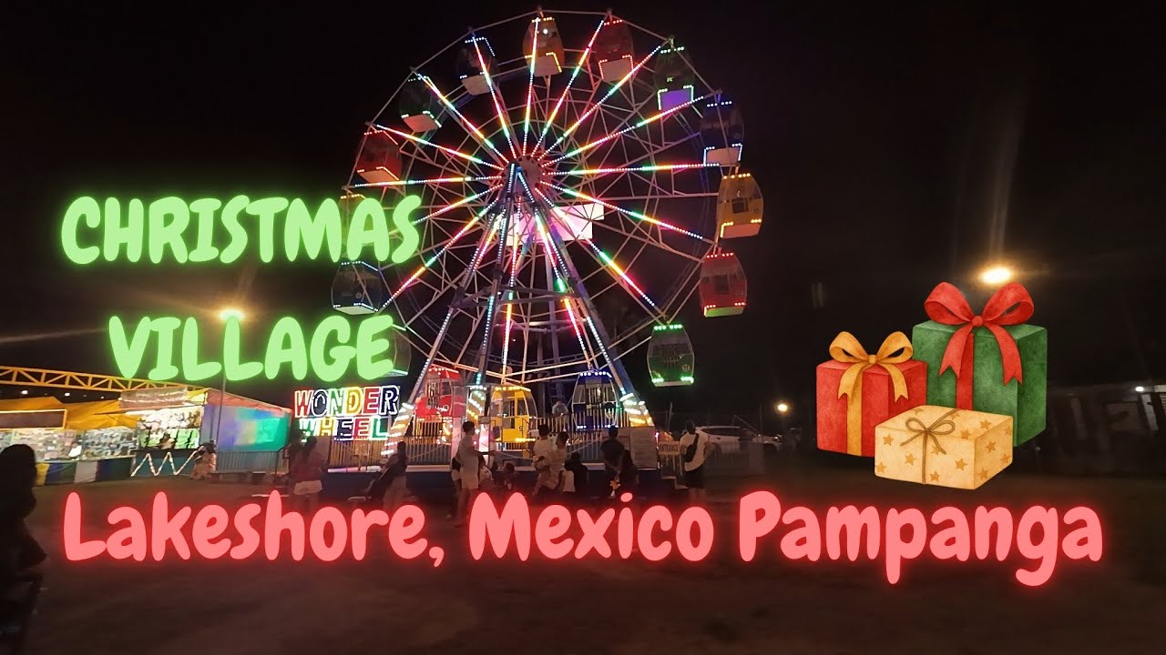 Soaked in Christmas Spirit at Lakeshore Pampanga | Night Walk Vlog ✨