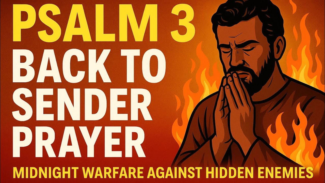 “Psalm 3 Back to Sender Prayer | Powerful Midnight Warfare Against Hidden Enemies 