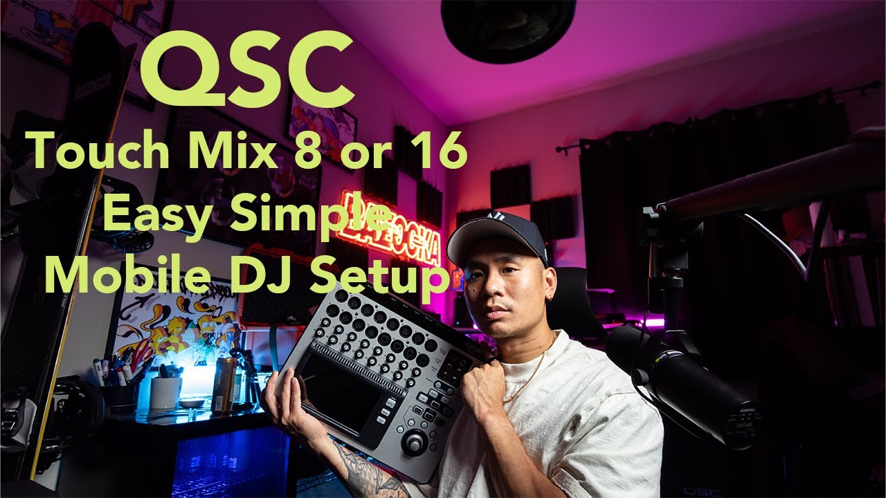 QSC Touch Mix 16 or 8 | Easy Simple Mobile DJ Setup