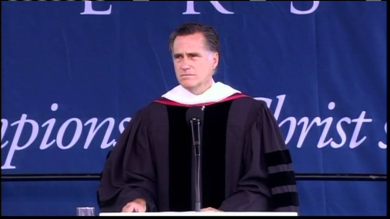 Watch Mitt Romney's Commencement Speech at Liberty University