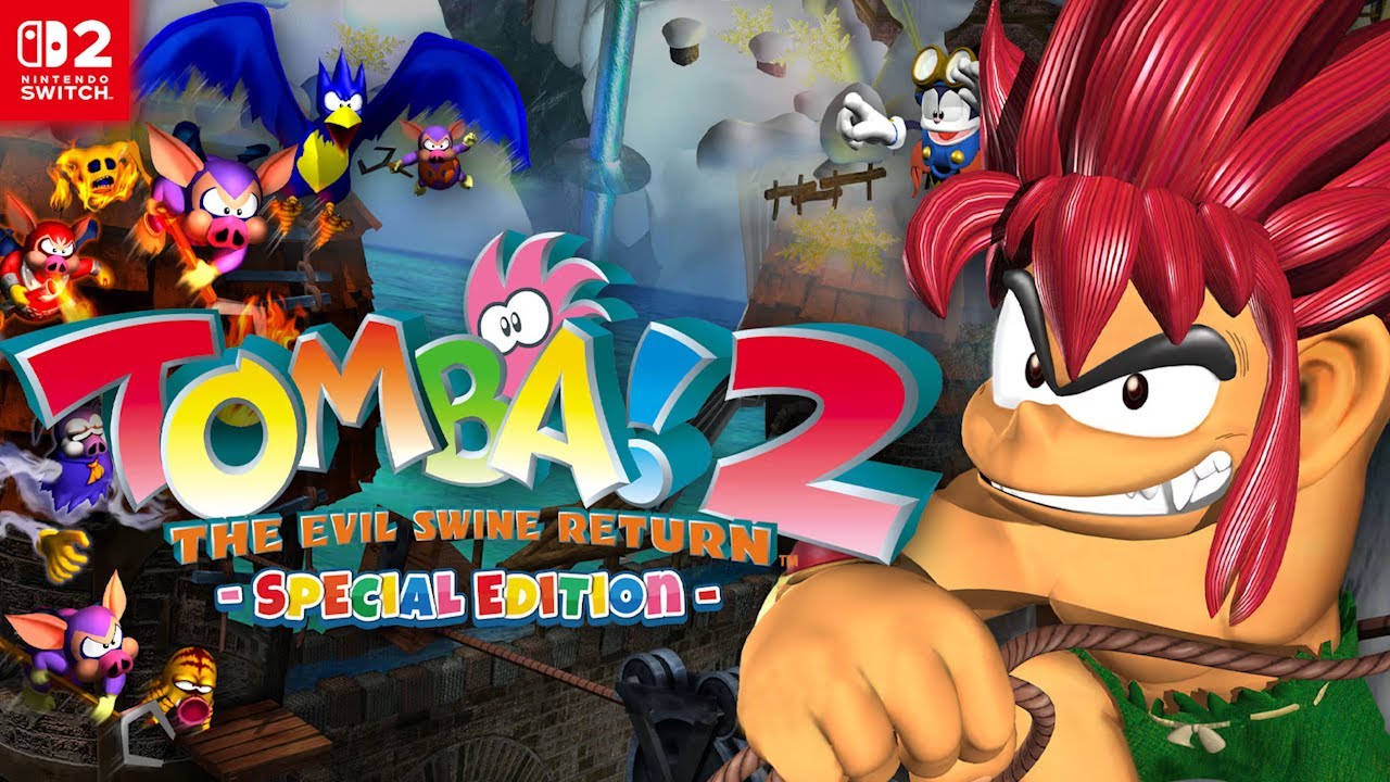 Tomba! 2: Возвращение злых свиней. Специальное издание &mdash; геймплей на Nintendo Switch 2.
