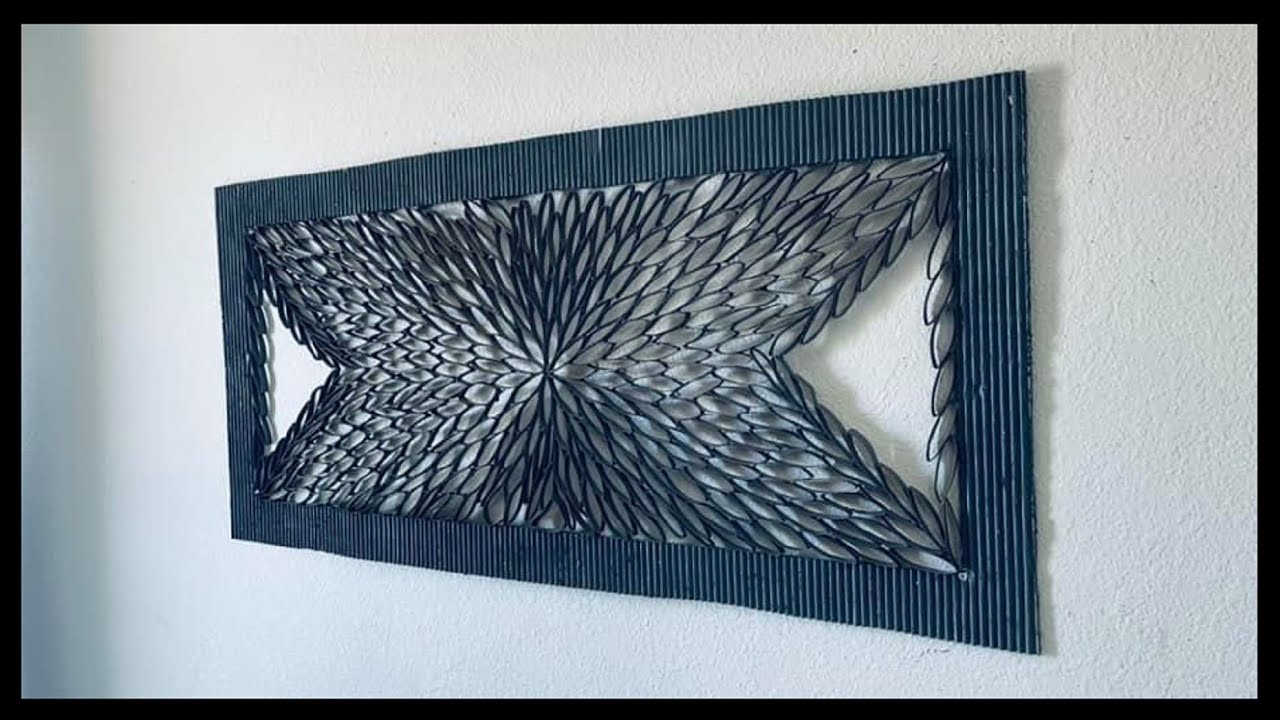 Upcycled Paper Towel Tubes Wall Art {MadebyFate} #536