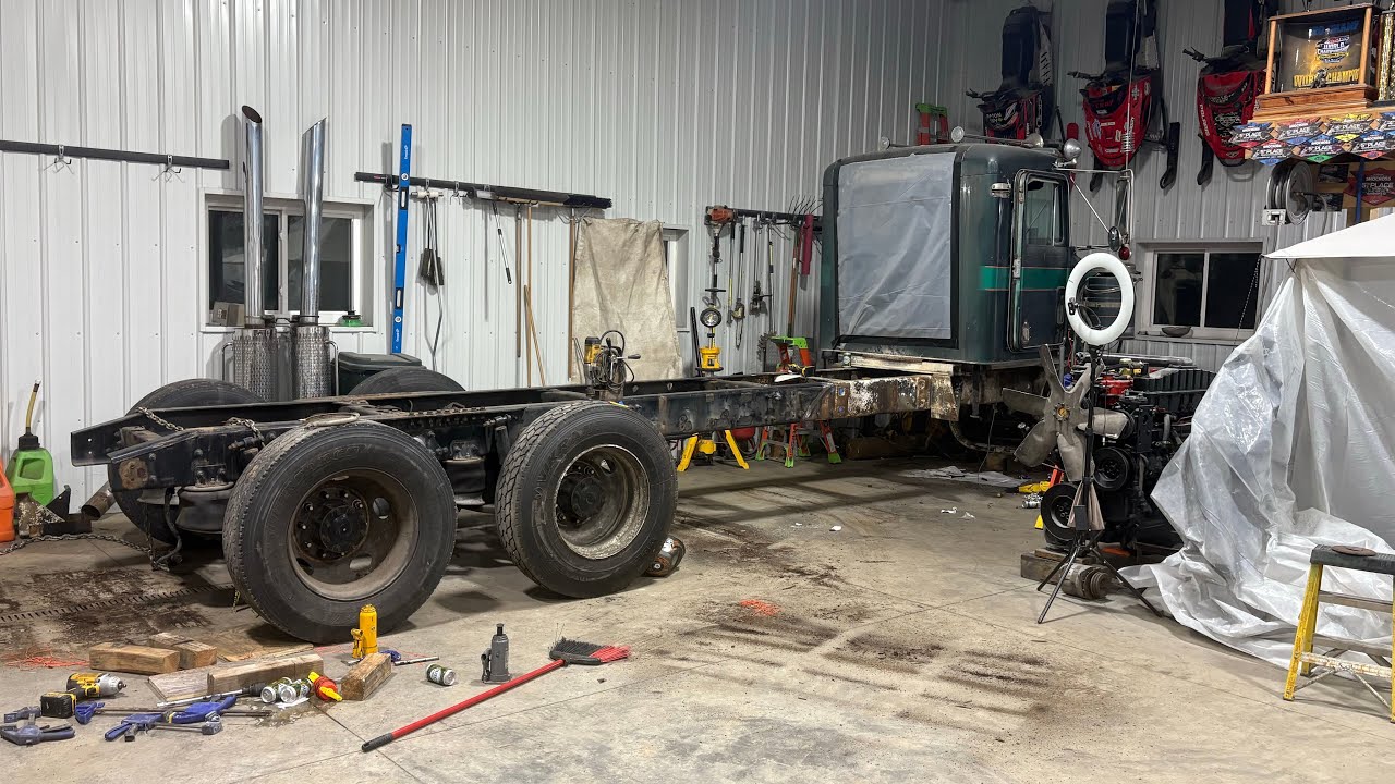 Our 78’ Kenworth gets a Frame Stretch! Pt3