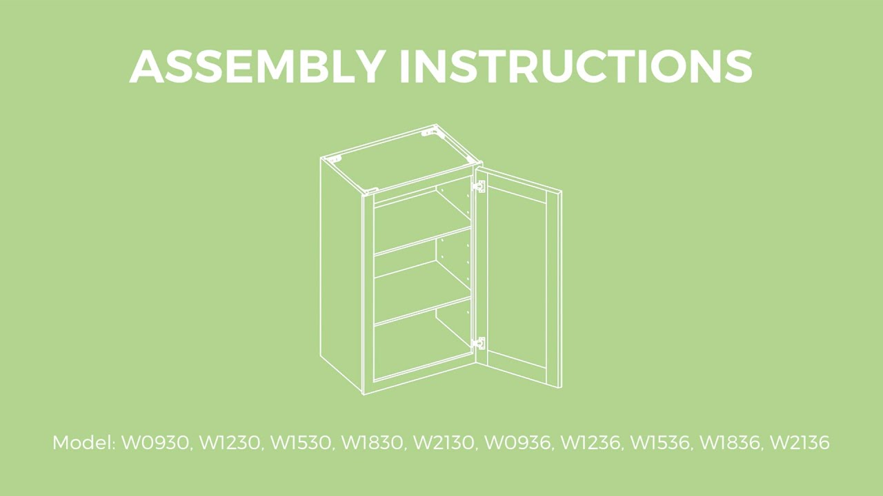 Parriott Wood | Assembly Instructions | W1236, W1536, W1836, W2136