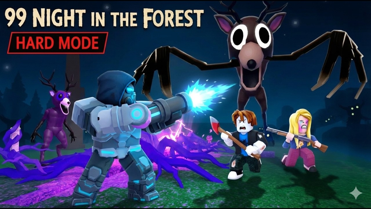 Cyborg Hard Mode #99nightintheforest #roblox