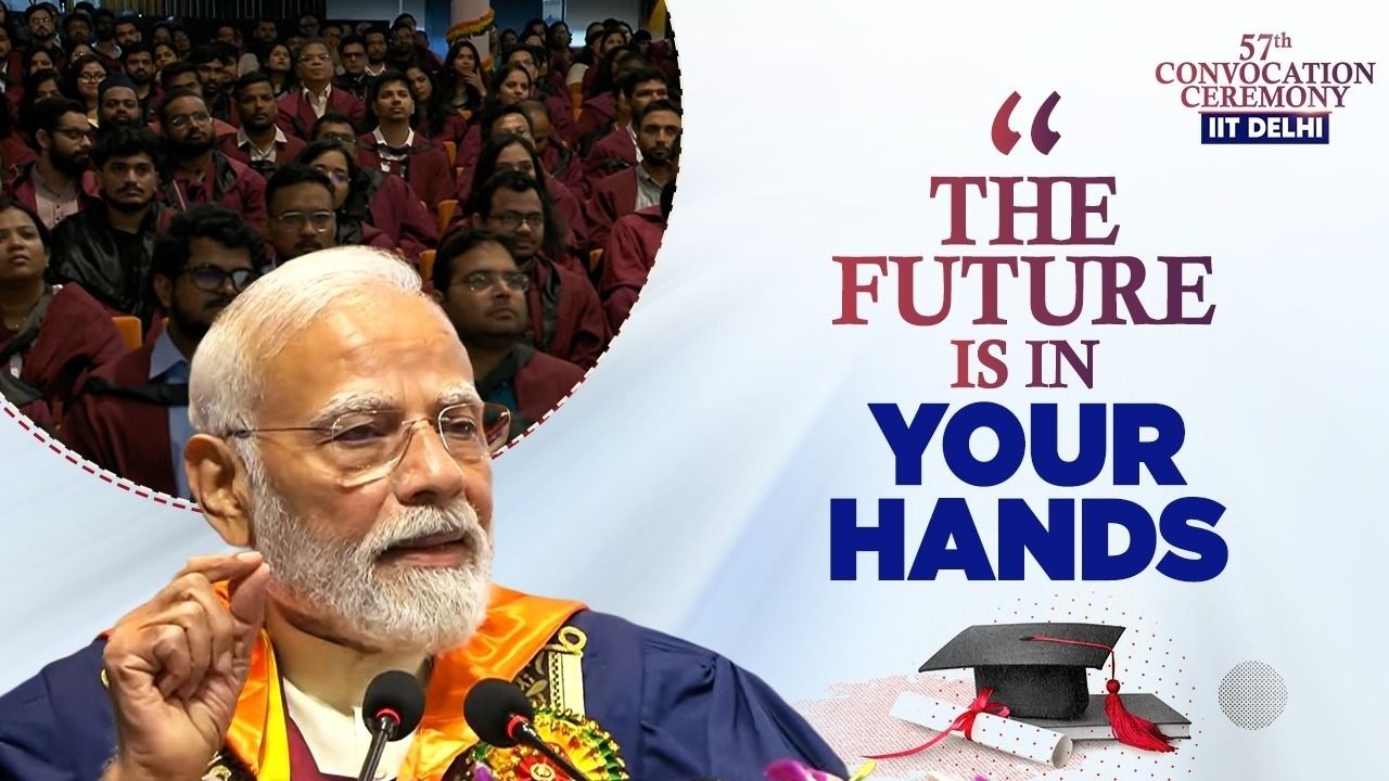 The next chapter of Viksit Bharat starts with you - PM to the IIT graduates!