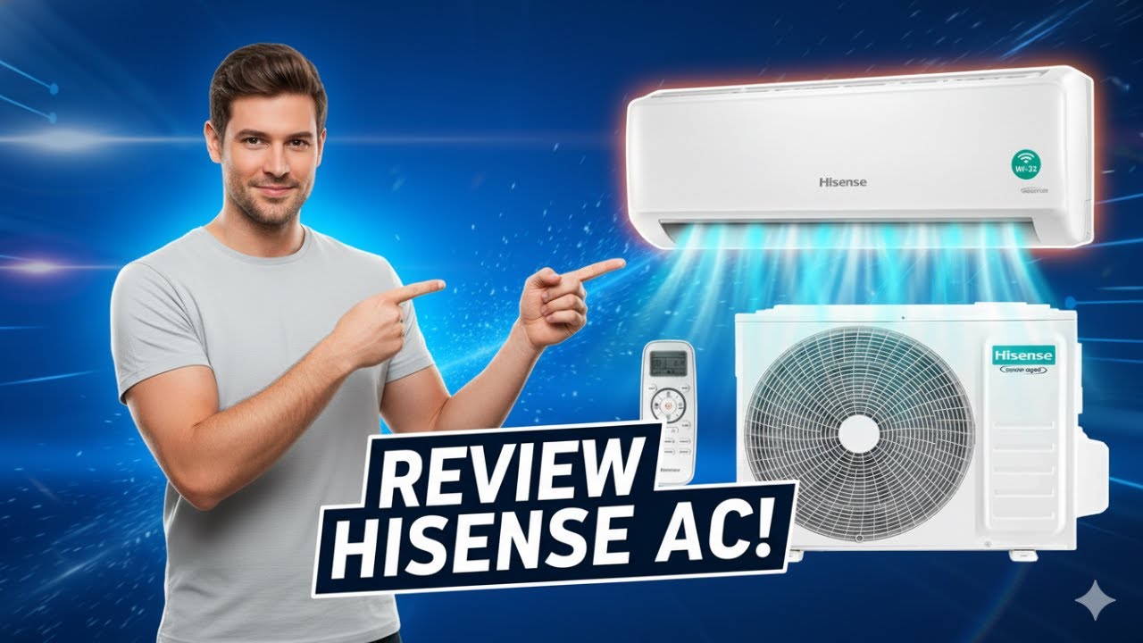 Hisense Inverter R-32 9000 BTUs — VALE A PENA em 2025? Review Completo + Economia + Wi-Fi!