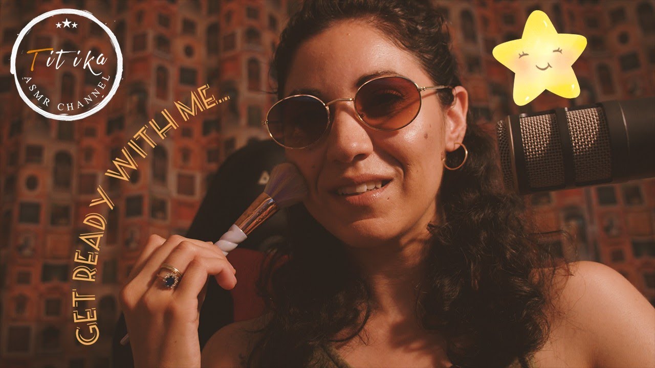 Greek ASMR - Get ready with me 💄 / Whispering
